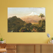 FREDERIC E. CHURCH - ZUID-AMERIKAANS LANDSCHAP 185 CANVAS AFDRUK (Insitu (Woonkamer))