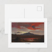 Frederic Edwin Church #611 - Fijne Kunst Briefkaart (Voorkant / Achterkant)