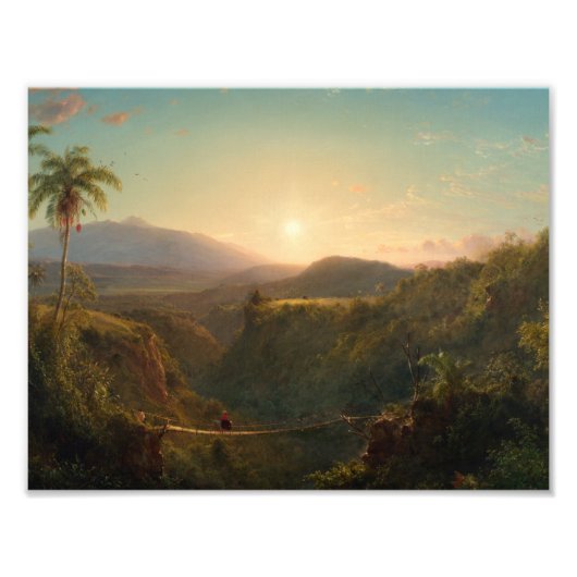 Frederic Edwin Church - Amerikaans - Pichincha Foto Afdruk (Voorkant)