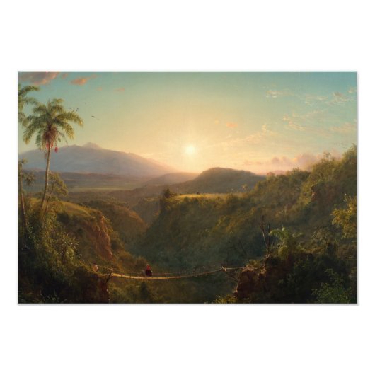 Frederic Edwin Church - Amerikaans - Pichincha Foto Afdruk (Voorkant)