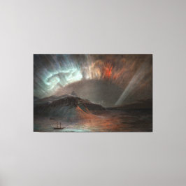 Frederic Edwin Church - Aurora Borealis  Canvas Afdruk