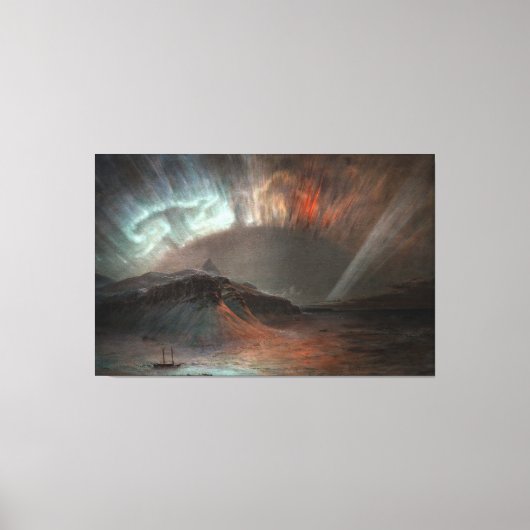 Frederic Edwin Church - Aurora Borealis  Canvas Afdruk (Voorkant)