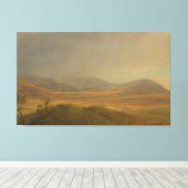 Frederic Edwin Church - Berglandschap Canvas Afdruk (Insitu (Houten vloer))