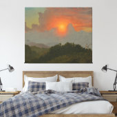Frederic Edwin Church - Bewolkte luchten Canvas Afdruk (Insitu (Slaapkamer))