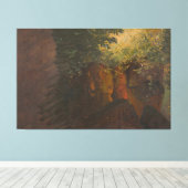 Frederic Edwin Church - Boslandschap Canvas Afdruk (Insitu (Houten vloer))