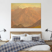 Frederic Edwin Church - Colombia of Ecuador Canvas Afdruk (Insitu (Slaapkamer))