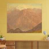 Frederic Edwin Church - Colombia of Ecuador Canvas Afdruk (Insitu (Woonkamer))