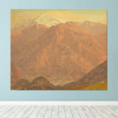 Frederic Edwin Church - Colombia or Ecuador Canvas Afdruk (Insitu (Houten vloer))