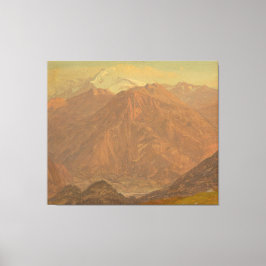 Frederic Edwin Church - Colombia or Ecuador Canvas Afdruk