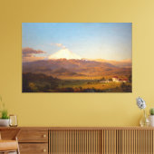 FREDERIC EDWIN CHURCH - COTOPAXI - 1855 - Luminism Canvas Afdruk (Insitu (Woonkamer))