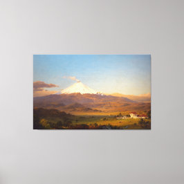 FREDERIC EDWIN CHURCH - COTOPAXI - 1855 - Luminism Canvas Afdruk