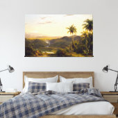 FREDERIC EDWIN CHURCH - COTOPAXI - 1855 - Luminism Canvas Afdruk (Insitu (Slaapkamer))