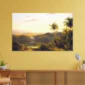 FREDERIC EDWIN CHURCH - COTOPAXI - 1855 - Luminism Canvas Afdruk (Insitu (Woonkamer))