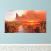 FREDERIC EDWIN CHURCH - COTOPAXI - 1862 - CANVAS AFDRUK (Insitu (Houten vloer))