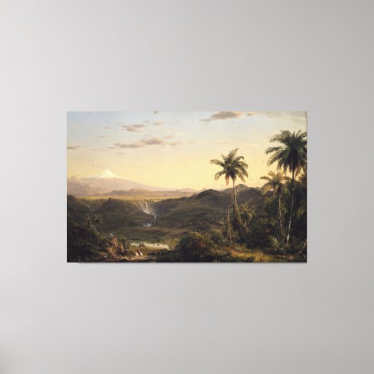 Frederic Edwin Church - Cotopaxi  Canvas Afdruk (Voorkant)