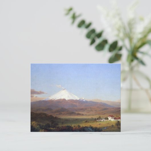 Frederic Edwin Church - Cotopaxi Ecuador Briefkaart (Staand voorkant)