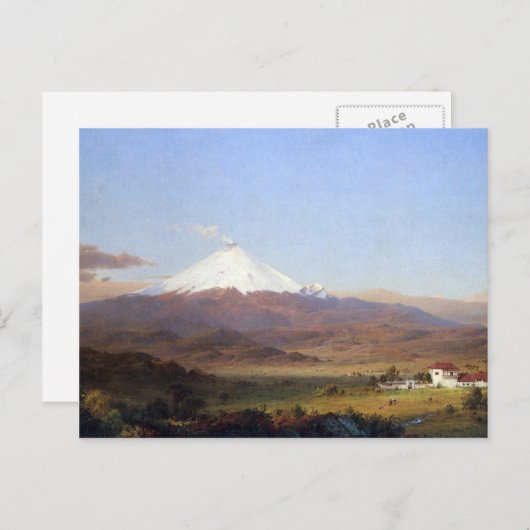 Frederic Edwin Church - Cotopaxi Ecuador Briefkaart (Voorkant / Achterkant)