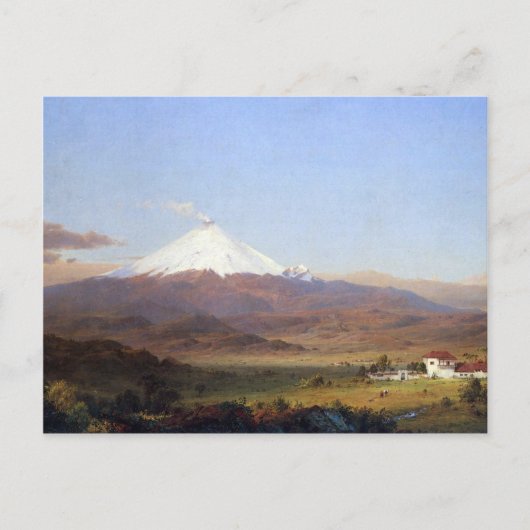 Frederic Edwin Church - Cotopaxi Ecuador Briefkaart (Voorkant)
