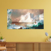 FREDERIC EDWIN CHURCH - DE IJSDRIFTEN - 1861 - CANVAS AFDRUK (Insitu (Woonkamer))