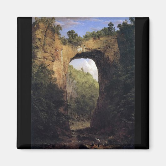 Frederic Edwin Church - De natuurlijke brug Virgin Magneet (Voorkant)