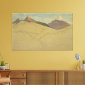 Frederic Edwin Church - De Watzmann, nabij Berchte Canvas Afdruk (Insitu (Woonkamer))