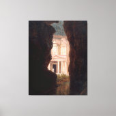 FREDERIC EDWIN CHURCH - El Khasné, Petra - 1874 - Canvas Afdruk (Voorkant)