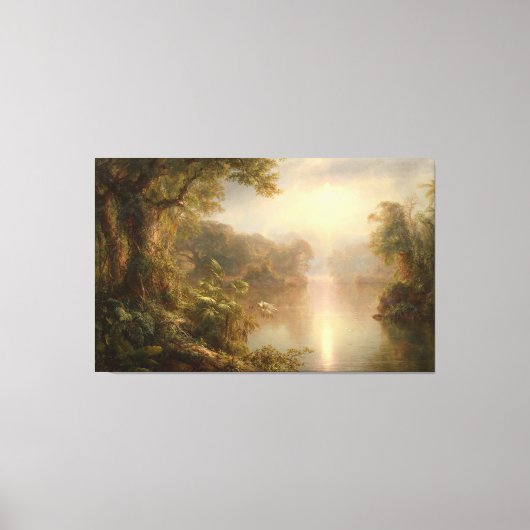 FREDERIC EDWIN CHURCH - EL RIO DE LUZ - 1877 - CANVAS AFDRUK (Voorkant)