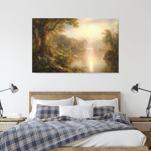 FREDERIC EDWIN CHURCH - EL RIO DE LUZ - 1877 - CANVAS AFDRUK (Insitu (Slaapkamer))