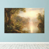 FREDERIC EDWIN CHURCH - EL RIO DE LUZ - 1877 - CANVAS AFDRUK (Insitu (Houten vloer))