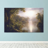 Frederic Edwin Church - El Rio de Luz Canvas Afdruk (Insitu (Houten vloer))