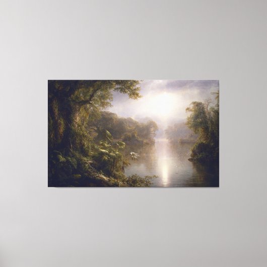 Frederic Edwin Church - El Rio de Luz Canvas Afdruk (Voorkant)