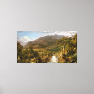 Frederic Edwin Church - Hart van de Andes Canvas Afdruk