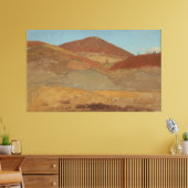 Frederic Edwin Church - Heuvellandschap, herfst Canvas Afdruk (Insitu (Woonkamer))