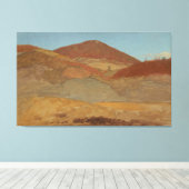 Frederic Edwin Church - Heuvellandschap, herfst Canvas Afdruk (Insitu (Houten vloer))