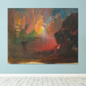 Frederic Edwin Church - Iceberg Fantasy  Canvas Afdruk (Insitu (Houten vloer))