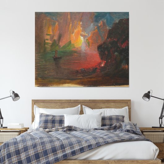 Frederic Edwin Church - Iceberg Fantasy  Canvas Afdruk (Insitu (Slaapkamer))