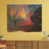 Frederic Edwin Church - Iceberg Fantasy  Canvas Afdruk (Insitu (Woonkamer))