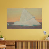 Frederic Edwin Church - Ijsberg en Ijsbloem Canvas Afdruk (Insitu (Woonkamer))