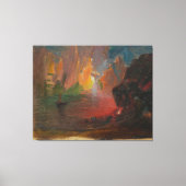 Frederic Edwin Church - IJsberg Fantasie Canvas Afdruk (Voorkant)
