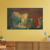 Frederic Edwin Church - Ijsberg Fantasie Canvas Afdruk (Insitu (Woonkamer))