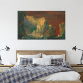 Frederic Edwin Church - Ijsberg Fantasie Canvas Afdruk (Insitu (Slaapkamer))