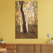 Frederic Edwin Church - In de bossen van New Engla Canvas Afdruk (Insitu (Woonkamer))
