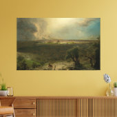 Frederic Edwin Church - Jerusalem from the Mount o Canvas Afdruk (Insitu (Woonkamer))