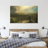 Frederic Edwin Church - Jerusalem from the Mount o Canvas Afdruk (Insitu (Slaapkamer))
