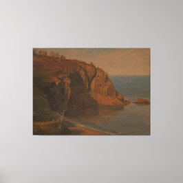 Frederic Edwin Church - Kust van Grand Manan Canvas Afdruk