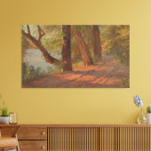 Frederic Edwin Church - Landscape from North Ameri Canvas Afdruk (Insitu (Woonkamer))