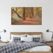 Frederic Edwin Church - Landschap uit Noord-Amerik Canvas Afdruk (Insitu (Slaapkamer))
