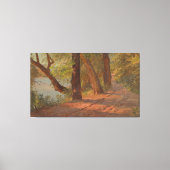 Frederic Edwin Church - Landschap uit Noord-Amerik Canvas Afdruk (Voorkant)