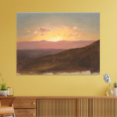 Frederic Edwin Church - Lower Falls, Rochester, NY Canvas Afdruk (Insitu (Woonkamer))