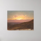 Frederic Edwin Church - Lower Falls, Rochester, NY Canvas Afdruk (Voorkant)